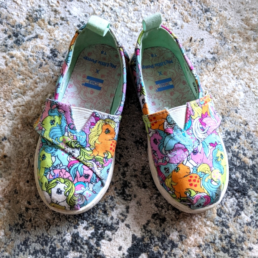 Toms x My Little Pony Toddler 8 Shoes